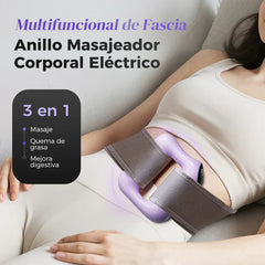 Masajeador Proo + cinta ajustable.  3 en 1 Quema grasa, Mejora digestiva y Masajes.