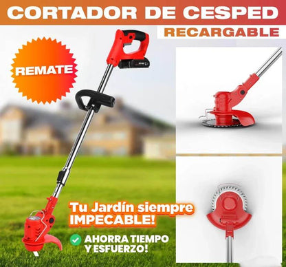 Cortadora de Césped Inalámbrica con 2 baterías 88v + accesorios