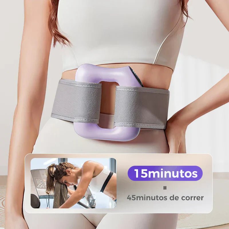 Masajeador Proo + cinta ajustable.  3 en 1 Quema grasa, Mejora digestiva y Masajes.