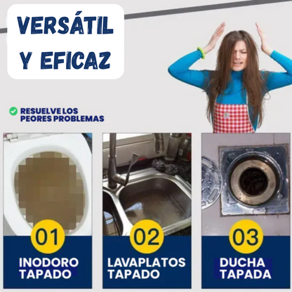 Polvo Limpiador De Drenaje - Destapador potente de tuberías