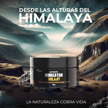 SHILAJIT ORIGINAL HIMALAYA - Vitalidad, Potencia y Energía de origen natural - Últimas Unidades