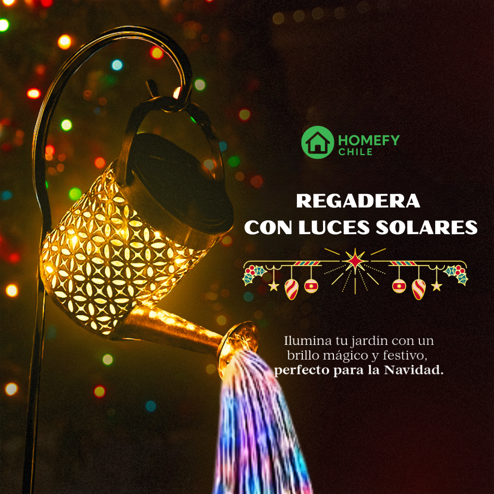 Regadera con Luces Solares ✨ LA TENDENCIA EN ESTA NAVIDAD 😍50% DE DESCUENTO😍